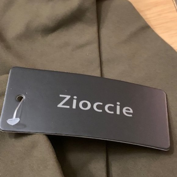 Zioccie Women's Olive Green High Waist Leggings Medium NWT - Picture 6 of 9